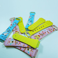 兒童（tóng）表帶,矽膠表帶,卡通（tōng）手表帶