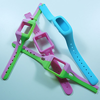 兒童手表帶,電話手表帶,雙色矽膠表帶