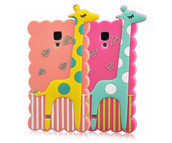 女款手機殼,長頸鹿手機套,矽膠手機套