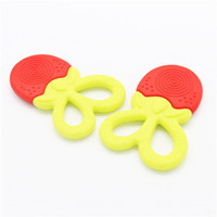 草莓牙膠-水果牙膠-矽膠磨牙膠