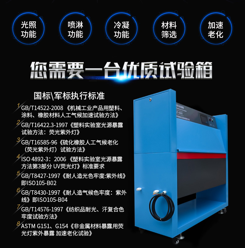 紫外線耐氣候老化試驗（yàn）機